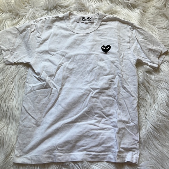 White Heart Patch T-Shirt - COMME DES GARÇONS PLAY - Picture 9 of 15
